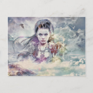 Göttin der Mythologie Postkarte