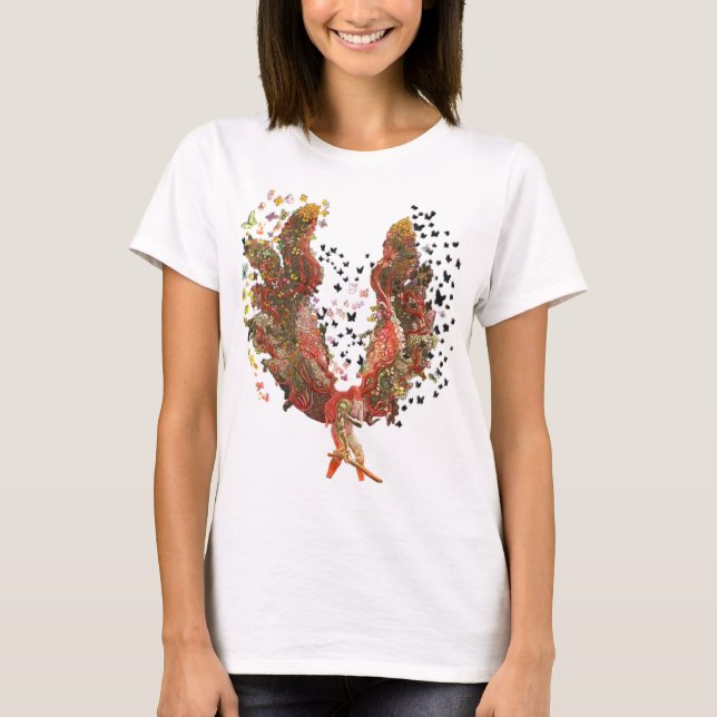 Göttin der Rot (KEIN Hintergrund) Wesentlicher T - T-Shirt (Vorderseite)