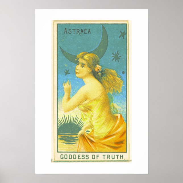 Göttin der Wahrheit, Astraea, Poster Print (Vorne)