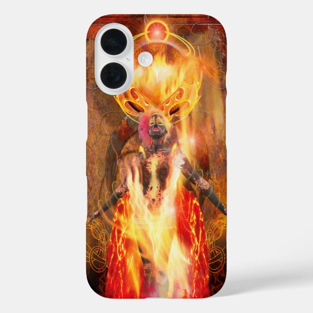 Göttin des Feuers PELE Case-Mate iPhone Hülle (Rückseite)