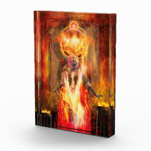 Göttin des Feuers PELE Fotoblock