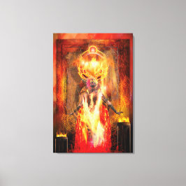 Göttin des Feuers PELE Leinwanddruck