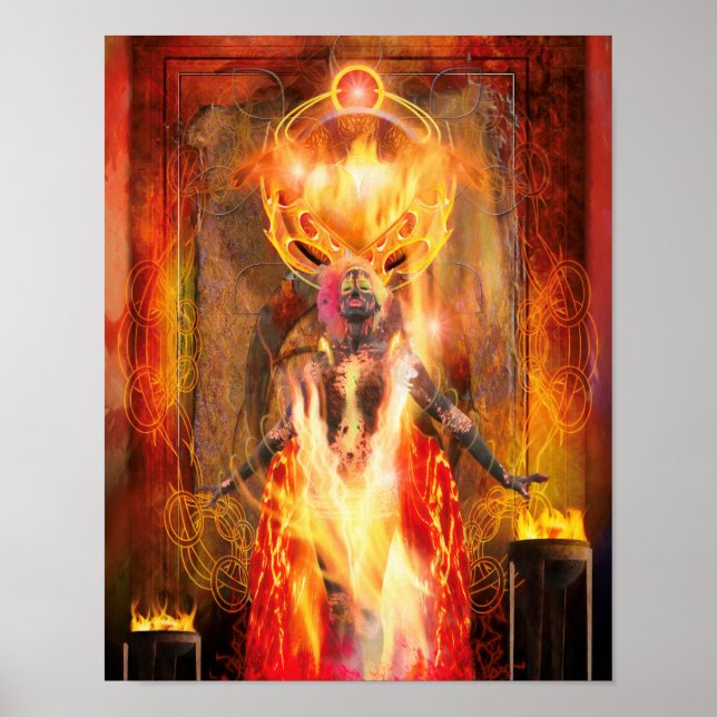 Göttin des Feuers PELE Poster (Vorne)