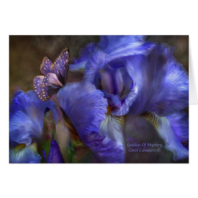 Göttin des Geheimnisses ArtCard (Vorderseite (Horizontal))