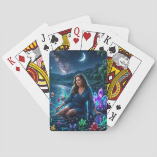 Göttin des magischen Kristallsees Spielkarten