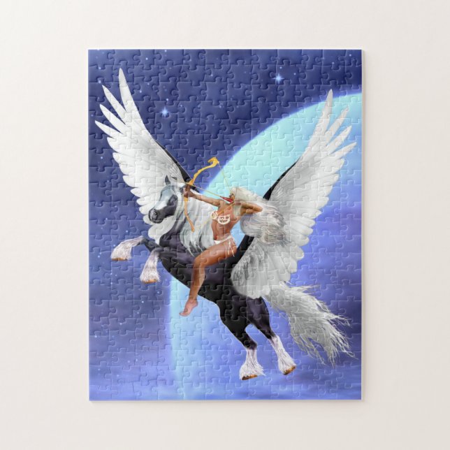 GÖTTIN DES PEGASUS PUZZLE (Vertikal)