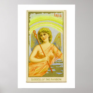 Göttin des Regenbogens, Iris, Poster Print