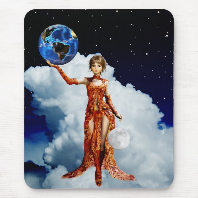 Göttin des Universums Mousepad (Vorne)