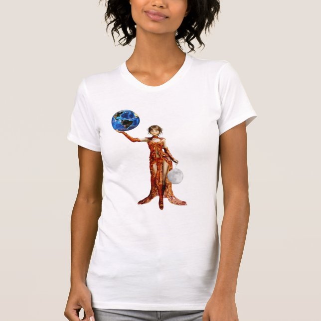 Göttin des Universums-T - Shirt (Vorderseite)