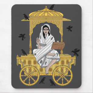 Göttin Dhumavati Mousepad
