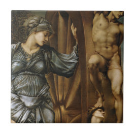 Göttin, die das Glücksrad dreht (Burne-Jones) Fliese