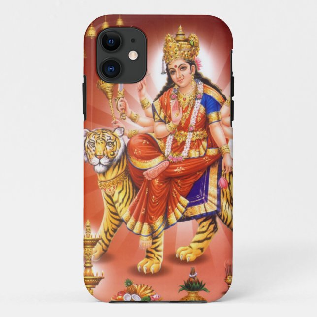 Göttin Durga (hindische Göttin) Case-Mate iPhone Hülle (Rückseite)