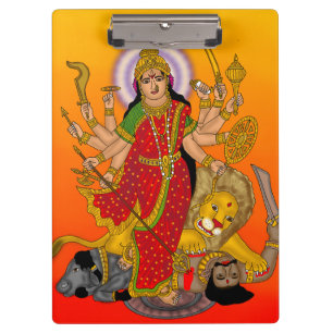 Göttin Durga Klemmbrett