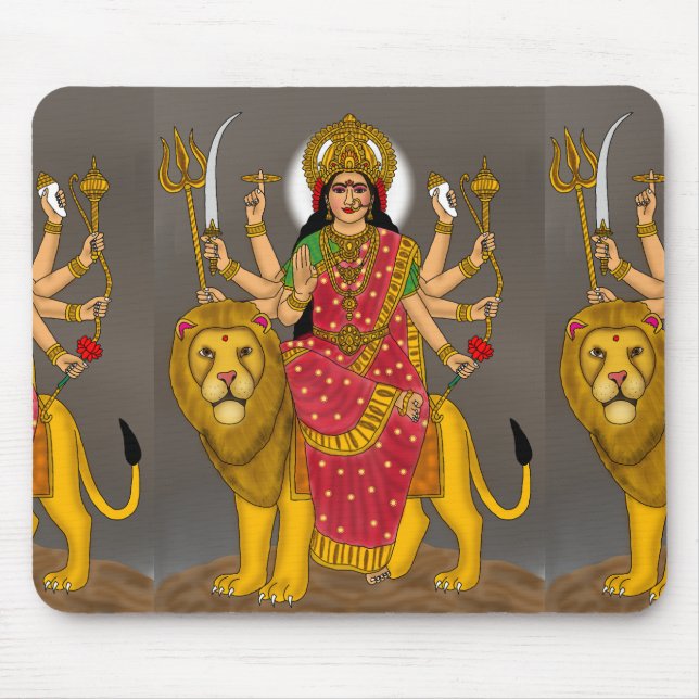 Göttin Durga-Mauspad Mousepad (Vorne)
