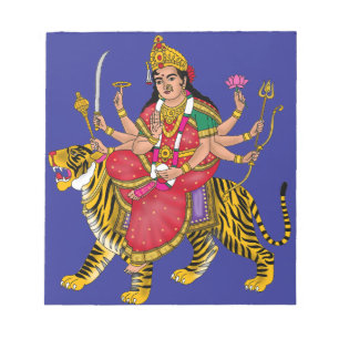 Göttin Durga Notizblock
