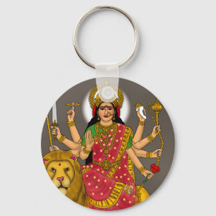 Göttin Durga Schlüsselanhänger