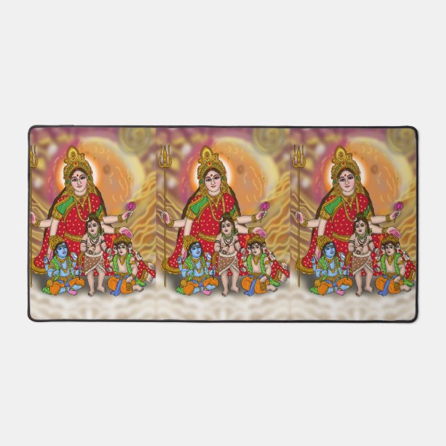 Göttin Durga  Schreibtischunterlage (Vorderseite)