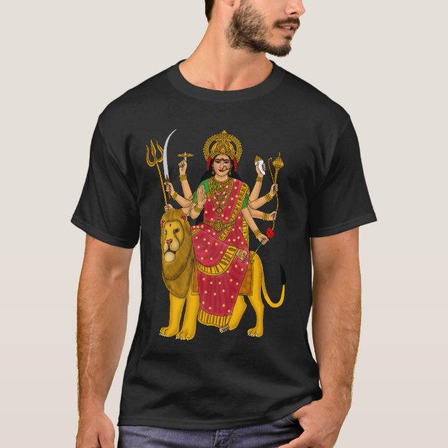 Göttin Durga T-Shirt (Vorderseite)
