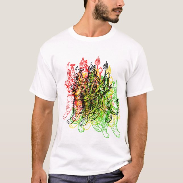 Göttin Durga T-Shirt (Vorderseite)