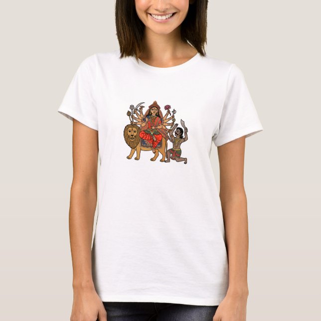 Göttin Durga T-Shirt (Vorderseite)