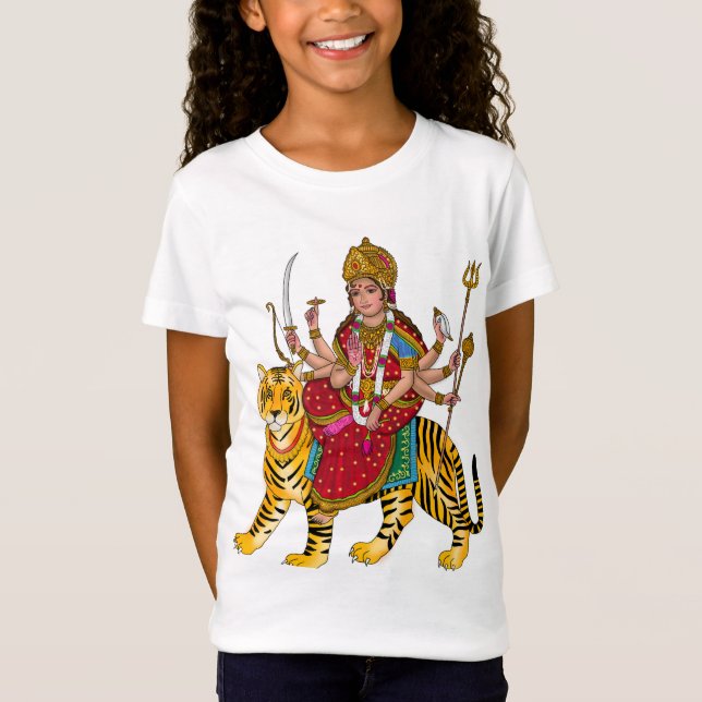 Göttin Durga T-Shirt (Vorderseite)