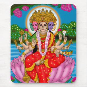Göttin Gayatri-Mauspad Mousepad