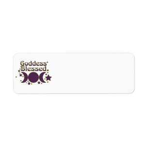 Göttin gesegnete Labels