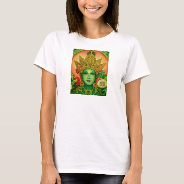 Göttin-grünen Taras T-Shirt (Vorderseite)
