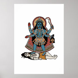 Göttin Kali Poster