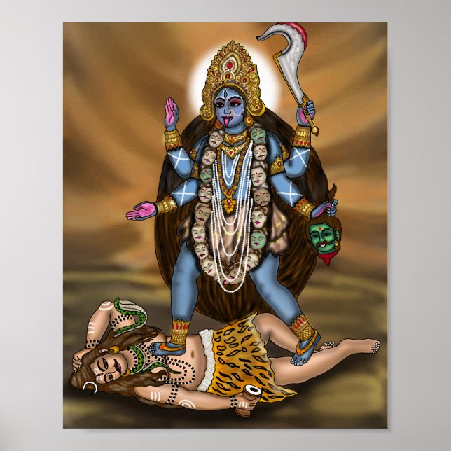 Göttin Kali  Poster (Vorne)