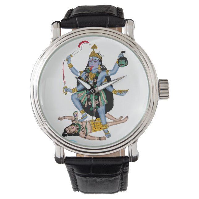 Göttin Kali Uhr (Vorderseite)