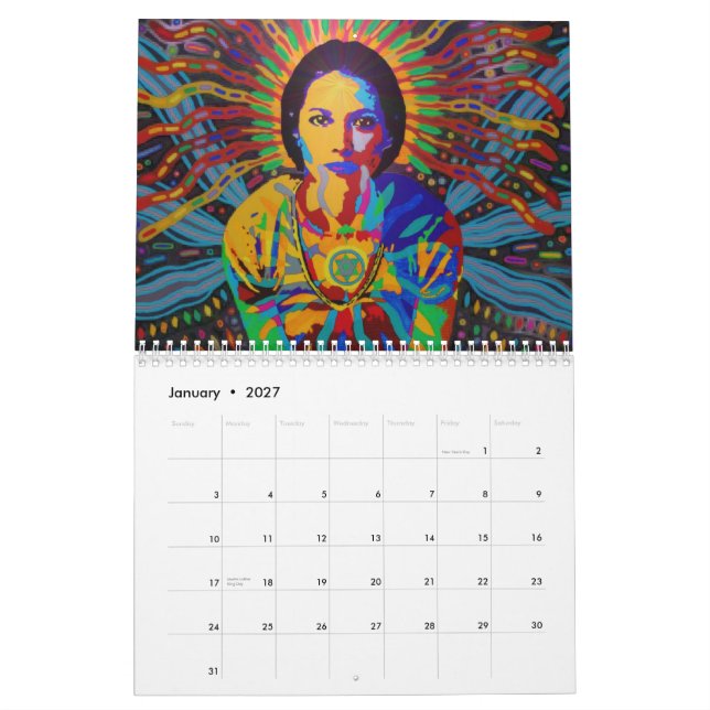 Göttin-Kunst von Karmym Kalender (Jan 2027)