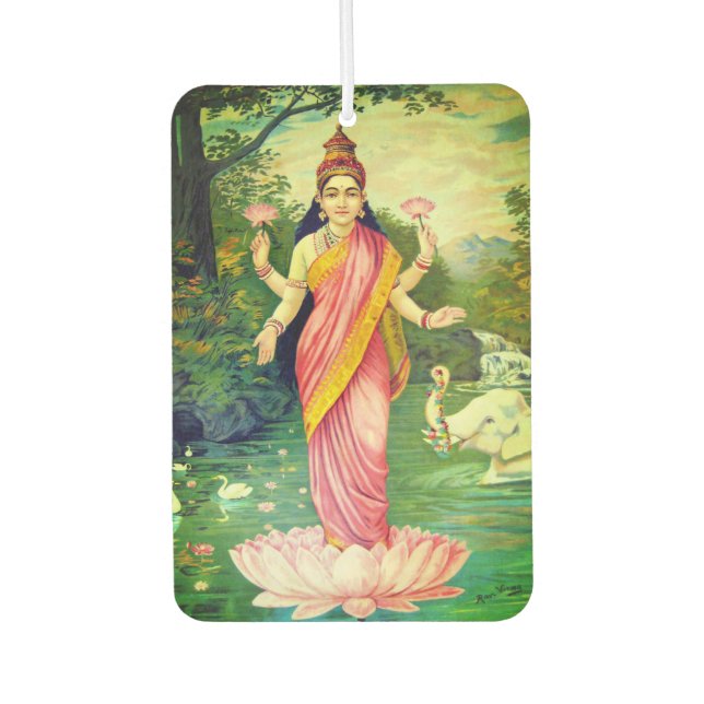 Göttin Lakshmi Autolufterfrischer (Vorderseite)