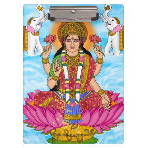 Göttin Lakshmi Clipboard Klemmbrett