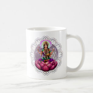 Göttin Lakshmi mandala Kaffeetasse
