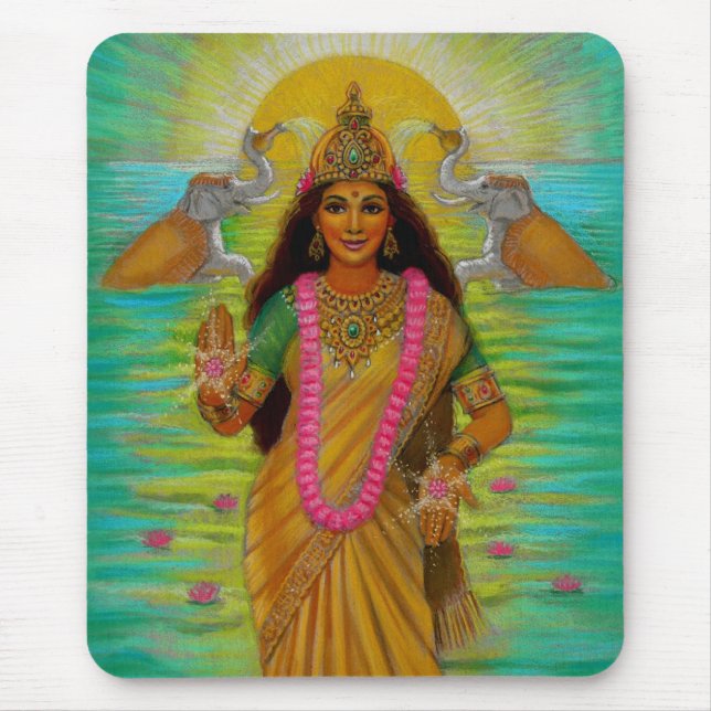 Göttin Lakshmi Mousepad (Vorne)
