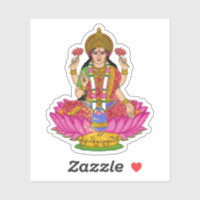 Göttin Lakshmi Sticker-Pack