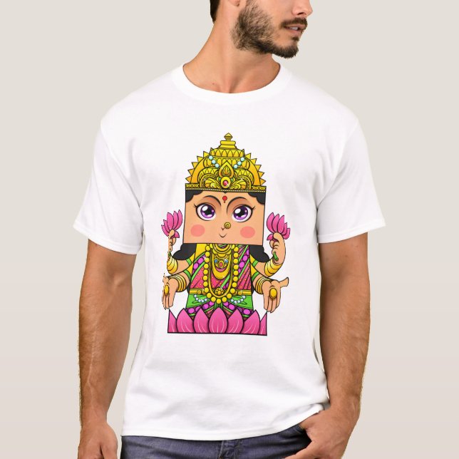 Göttin Lakshmi T - Shirt (Vorderseite)