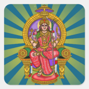 Göttin Lalita Tripurasundari Aufkleber
