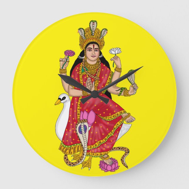 Göttin Mansa Devi Uhr (Vorderseite)