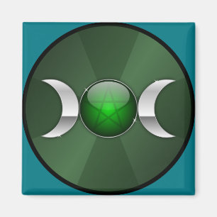 Göttin-Mondsymbol Magnet
