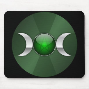 Göttin-Mondsymbol Mousepad