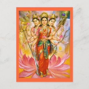 Göttin Postkarte