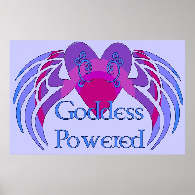 Göttin Powered Poster (Vorne)