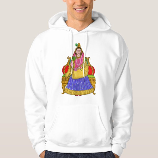 Göttin Radha Hoodie (Vorderseite)