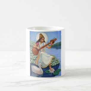 Göttin Sarasvati Kaffeetasse