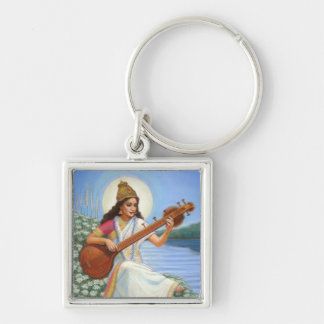Göttin Sarasvati Schlüsselanhänger