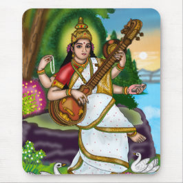 Göttin Saraswati-Mauspad Mousepad