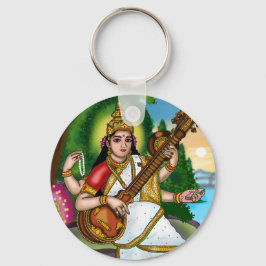 Göttin Saraswati Schlüsselanhänger