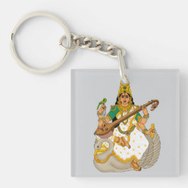Göttin Saraswati Schlüsselanhänger